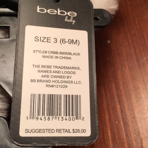 3 for $15 Bebe Baby Bootees - Picture 6 of 6